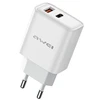 Įkroviklis Awei PD81-EU 22.5W USB-A/USB-C baltas