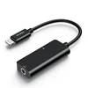 2in1 iPhone Lightning Adapteris - iPhone Lightning + Jack 3.5 AWEI (CL-121) juodos spalvos