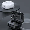 Bluetooth 5.1 TWS ausinės + AWEI Docking Station (T36) baltos spalvos