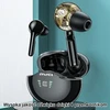 Bluetooth 5.3 TWS ausinės + AWEI Docking Station (T12P) juodos spalvos
