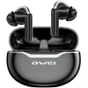 Ausinės Awei Bluetooth 5.3 T50 ENC juodos spalvos