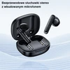 Bluetooth 5.3 TWS ausinės + AWEI Docking Station (T66) juodos spalvos