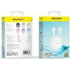 AWEI ausinės Bluetooth 5.3 T68 ENC TWS baltos spalvos
