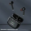 Bluetooth 5.2 TWS Sports ausinės + AWEI Docking Station (TA8) juodos spalvos