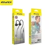 AWEI L3 stereo ausinės 3.5mm jack juodos spalvos
