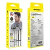 AWEI L5 stereo ausinės 3.5mm jack/juodos spalvos