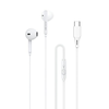 AWEI Stereo USB-C ausinės (PC-1T) baltos spalvos