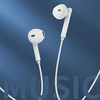 AWEI Stereo USB-C ausinės (PC-1T) baltos spalvos