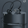AWEI Stereo USB-C ausinės (TC-6) juodos spalvos
