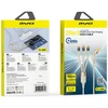 AWEI CL-228 usb-c/lightning/mico 3in2 cable juodos spalvos