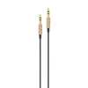AWEI AUX-001 kabelis jack 3.5 - jack 3.5 auksinis