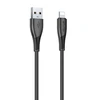 AWEI kabelis CL-182L USB į Lightning juodos spalvos