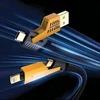 AWEI kabelis CL-226 4w1 usb-c/lightning/USB-A juodos spalvos 65W/27W