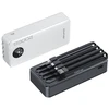 Powerbank 20000mAh Ekranas + Kabelis USB/PD/iPhone Lightning/MicroUSB AWEI (P134K) Juodos spalvos