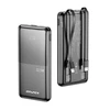 AWEI PowerBank P76K 10000mAh 22.5W juodos spalvos Digital Ekranas