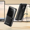 AWEI PowerBank P76K 10000mAh 22.5W juodos spalvos Digital Ekranas