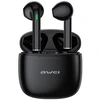 Bluetooth 5.3 TWS ausinės + AWEI Docking Station (T26Pro) juodos spalvos