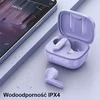 Bluetooth 5.1 TWS ausinės + AWEI Docking Station (T36) violetinės spalvos