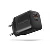 AXAGON ACU-PQ20 sieninis įkroviklis QC3.0/AFC/FCP + PD type-C, 20W, juodas