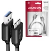 Axagon BUMM3-AM10AB duomenų perdavimo ir įkrovimo kabelis | USB-A į Micro B | 1m