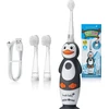Brush-baby ŠEPETĖLIS BABY_Wild Ones vaikams sonic dantų šepetėlis 0-10 Penguin