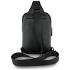 BMW Carbon Pocket &amp; Metal Logo Crossbody Phone Bag - Juodas