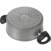 Ballarini Puodas BALLARINI Ferrara su 2 rankenos ir dangtelis granitas 24 cm FERG25D.24D