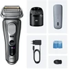 Barzdaskutė Braun Series 9 Pro+ 9675cc Plėvelinis skutuvas su trimmeriu Pilkas, Sidabrinis