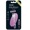 Wilkinson Sword „Wilkinson Intuition Flow“ skustuvas su 3 ašmenimis ir 4 įdėklais