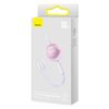 Baseus Bright Mirror 4 kabelis 3-in-1 skirtas micro USB - USB-C - Lightning 100W 3.5A 1.1m – Violetinė