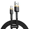 Baseus Cafule kabelis USB - Lightning 1.5A 2m - Auksinis / Juodas