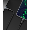 Baseus Cafule PD2.0 100W greito įkrovimo USB-C kabelis 20V 5A 2m - Pilkas / Juodas