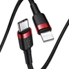 Baseus kabelis USB Type-C - Iphone PD 18W 1m - Raudonas / Juodas