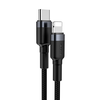 Baseus kabelis USB Type-C - Iphone PD 18W 1m - Pilkas / Juodas