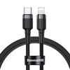 Baseus kabelis USB Type-C - Iphone PD 18W 1m - Pilkas / Juodas