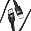 Baseus kabelis USB Type-C - Iphone PD 18W 1m - Pilkas / Juodas