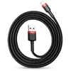 Baseus Cafule duomenų perdavimo ir įkrovimo kabelis | USB-A į Lightning | 12W | 1m | juodas