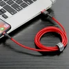 Baseus Cafule duomenų perdavimo ir įkrovimo kabelis | USB-A į Lightning | 12 W | 0,5 m | raudonas