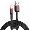 Baseus Cafule duomenų perdavimo ir įkrovimo kabelis | USB-A į Lightning | 12W | 1m | juodas