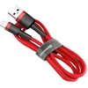 Baseus Cafule duomenų perdavimo ir įkrovimo kabelis | USB-A į Lightning | 12 W | 0,5 m | raudonas