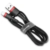 Baseus Cafule duomenų perdavimo ir įkrovimo kabelis | USB-A į Lightning | 12W | 1m | juodas