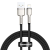 Baseus Cafule USB - Lightning kabelis 2.4A 1m - Juodas