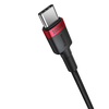 Kabelis Baseus Cafule USB-C į USB-C 100W, 1m, 2 vnt (raudona juoda, pilka juoda)