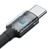 Kabelis Baseus Cafule USB-C į USB-C 100W, 1m, 2 vnt (raudona juoda, pilka juoda)