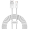 Baseus CALD000402 duomenų perdavimo ir įkrovimo kabelis | USB-A į Lightning | 12 W | 1 m | balta