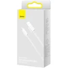 Baseus CALD000402 duomenų perdavimo ir įkrovimo kabelis | USB-A į Lightning | 12 W | 1 m | balta