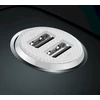 Automobilinis įkroviklis Baseus Grain Pro 2x USB 4.8A - Baltas