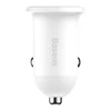 Automobilinis įkroviklis Baseus Grain Pro 2x USB 4.8A - Baltas