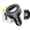 Baseus FM moduliatorius Bluetooth USB Micro SD - Juodas