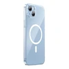 Baseus Crystal serijos magnetinis dėklas, skirtas iPhone 14 Plus + grūdintas stiklas